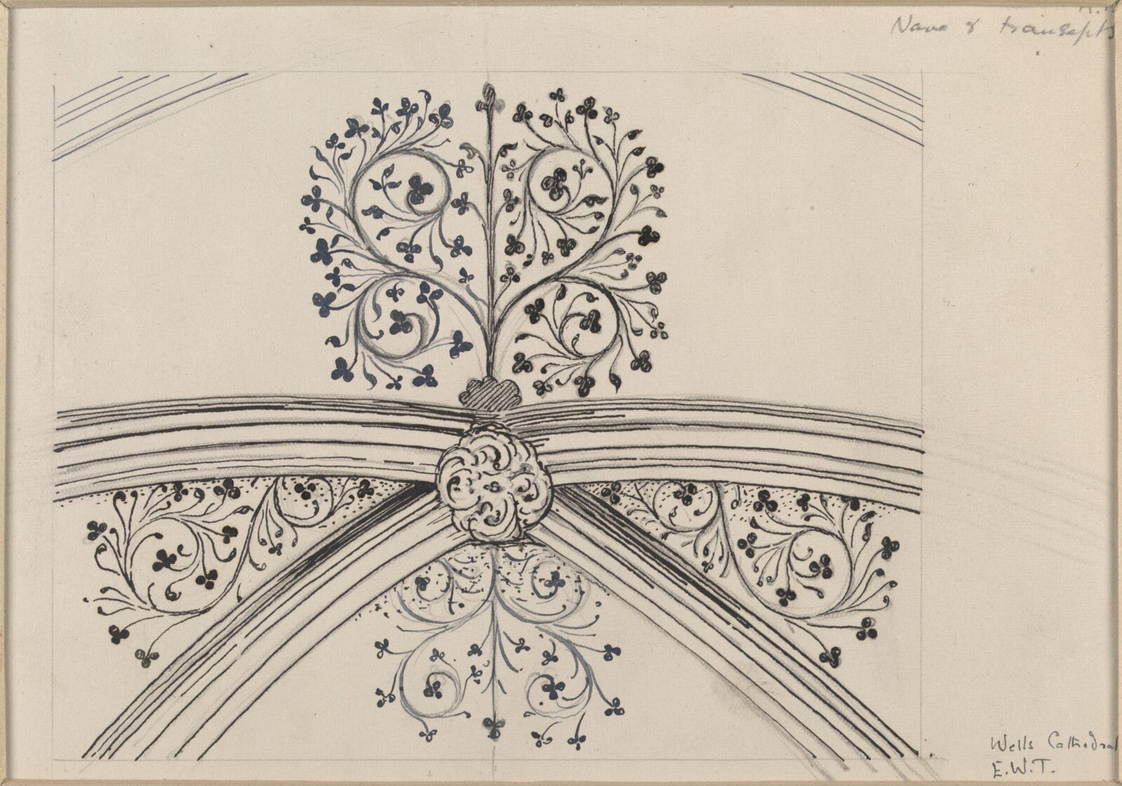 Drawing, Ernest William Tristram, начало XX века