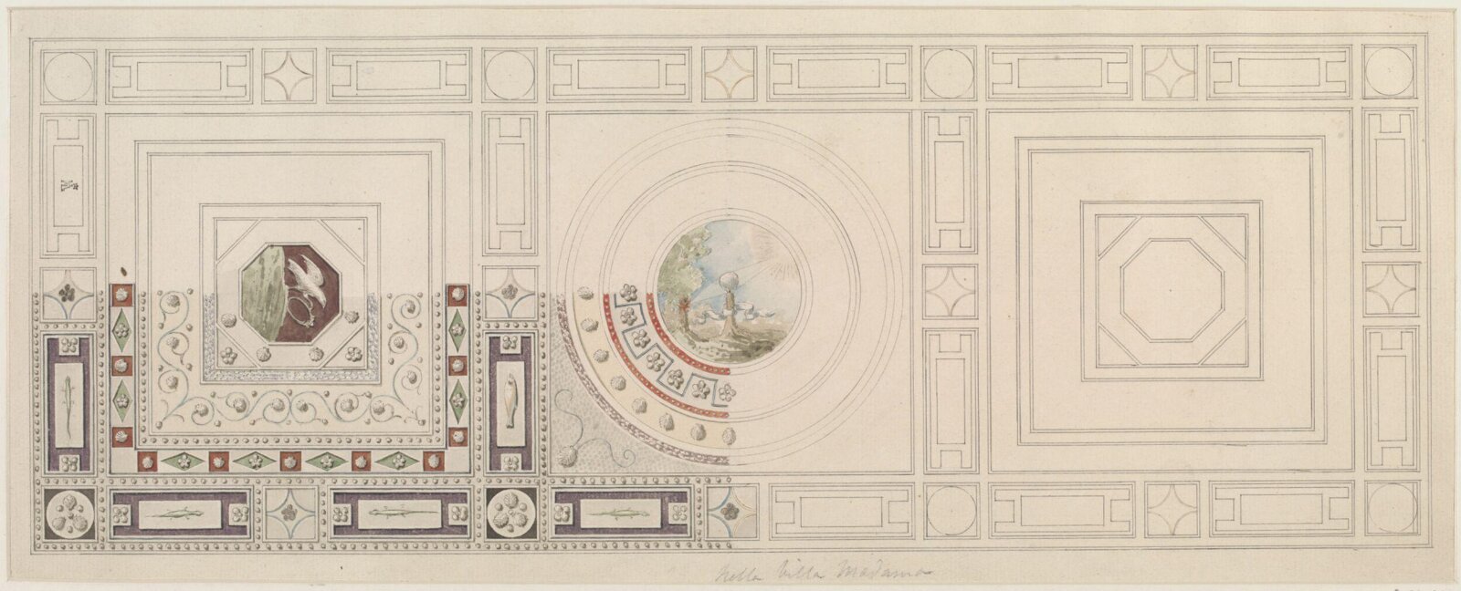 Ceiling design, 18th century to 19th century