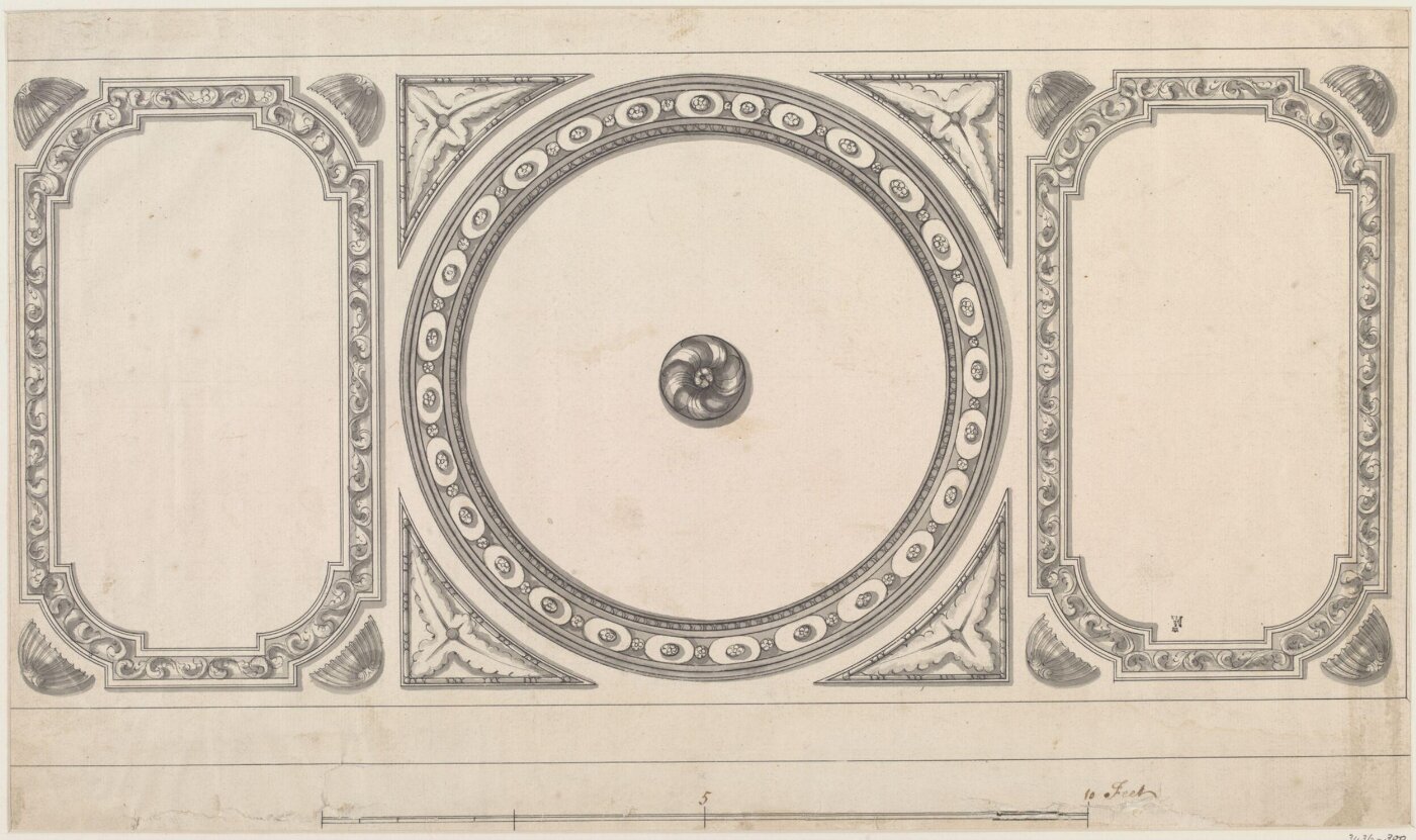 Anonymous, Design for a ceiling