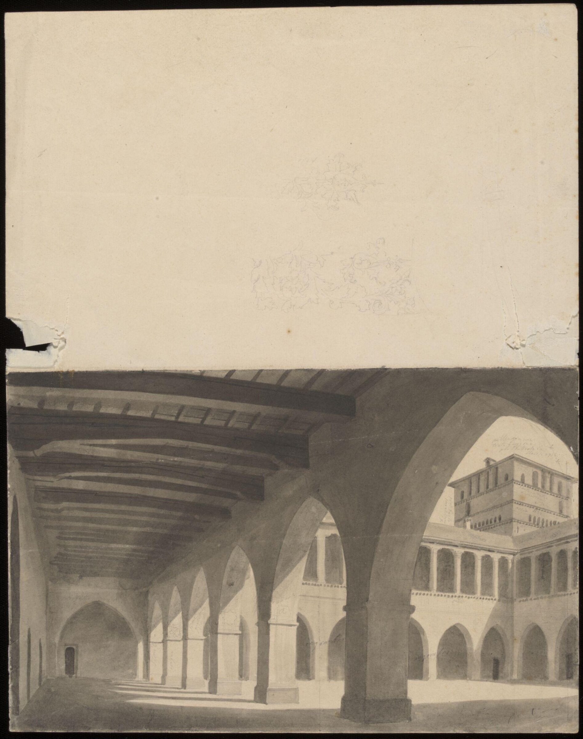 Drawing, Ludwig Wilhelm Heinrich Gruner, 19th century