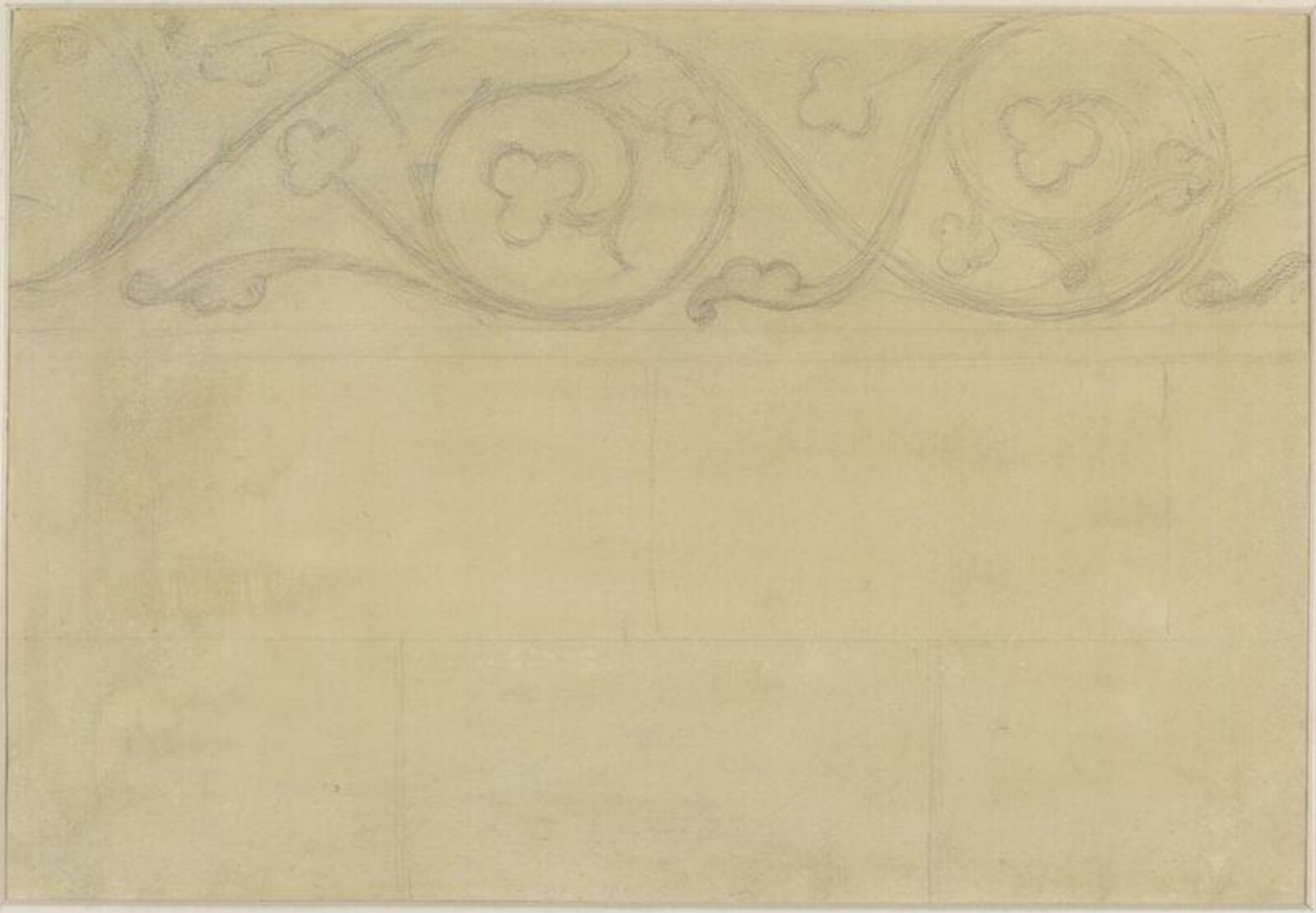 Watercolour drawing, Ernest William Tristram, c.1900s