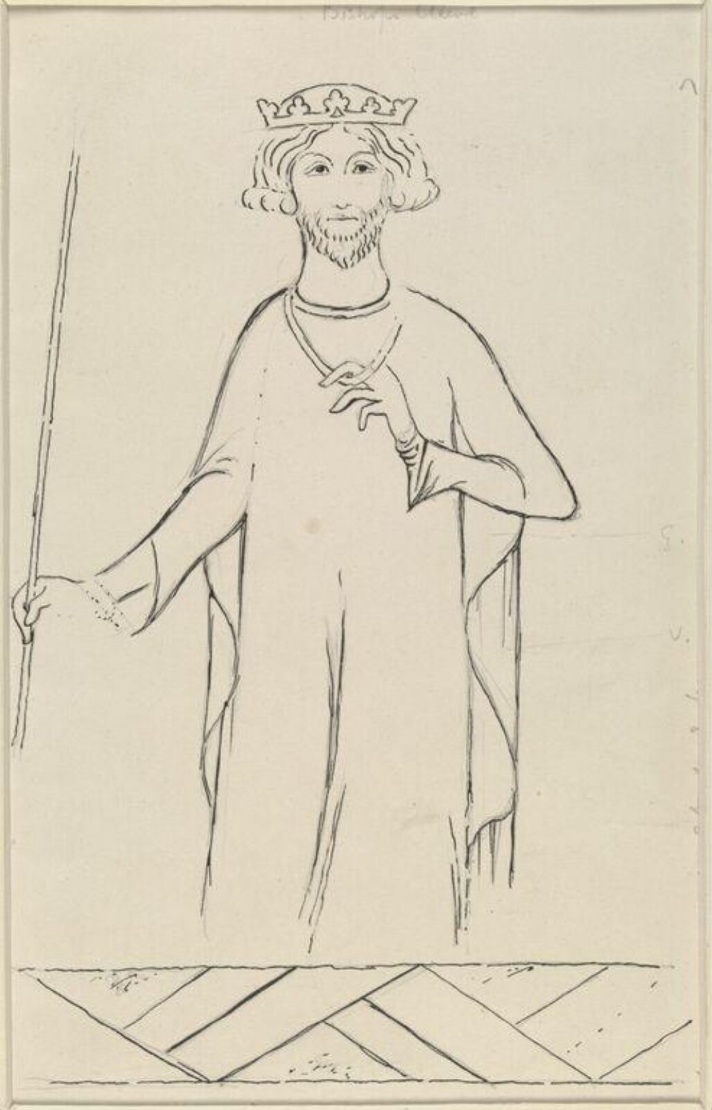 Drawing, Ernest William Tristram, 1911