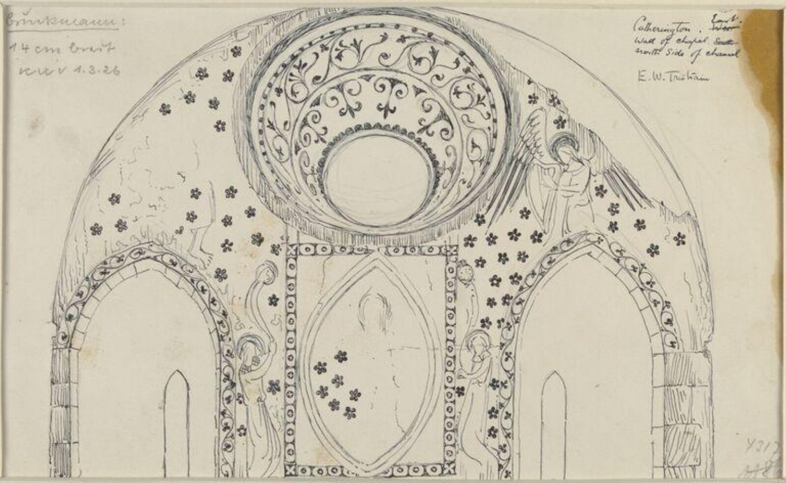 Drawing, Ernest William Tristram, начало XX века