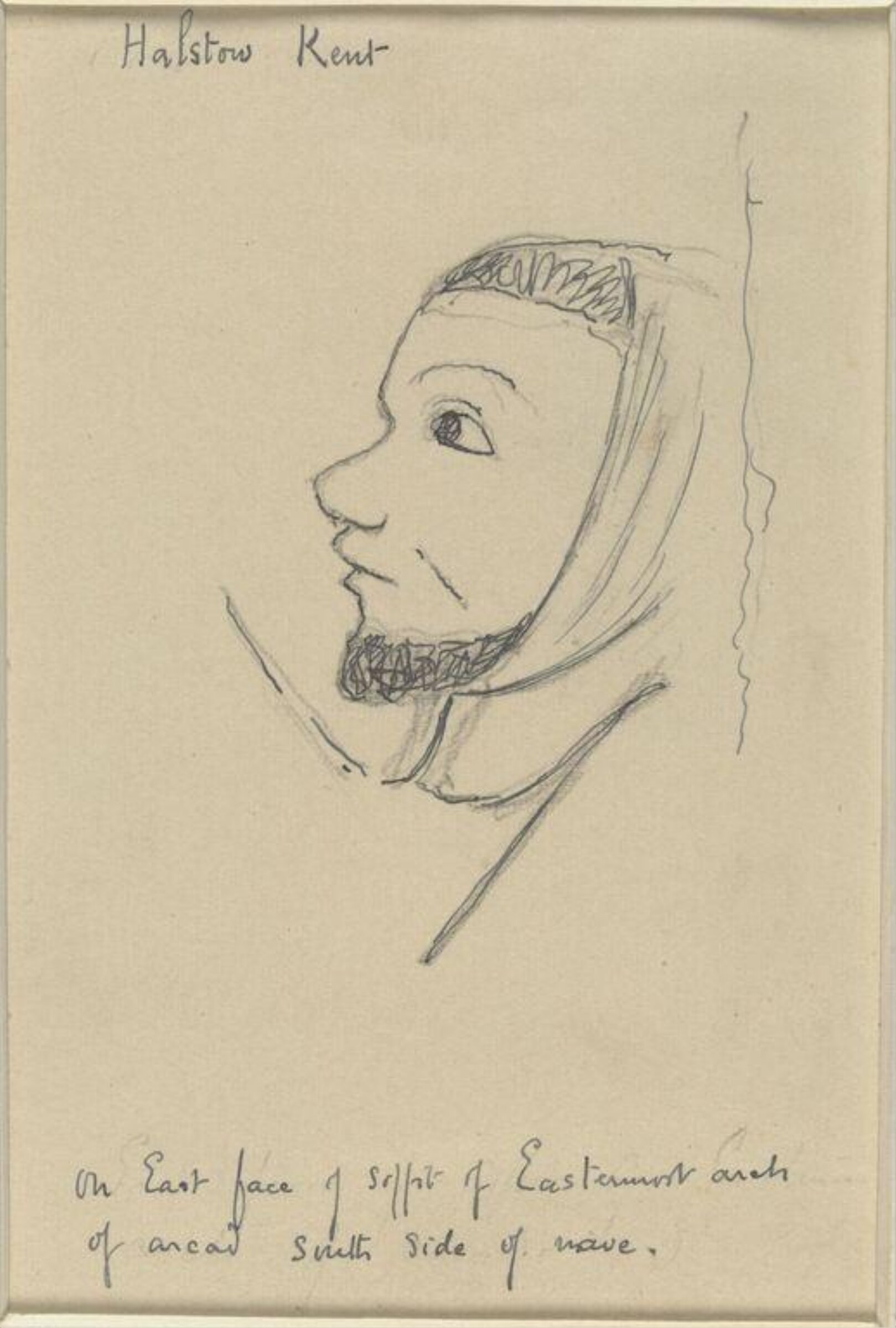 Drawing, Ernest William Tristram, начало XX века