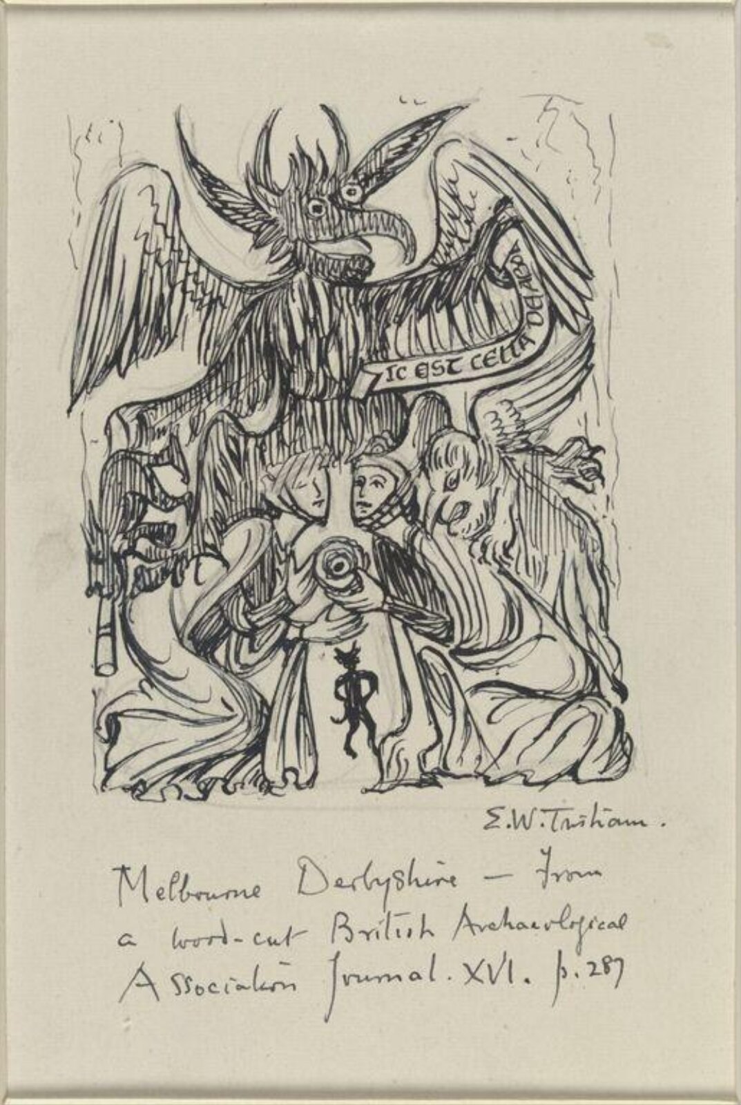 Drawing, Ernest William Tristram