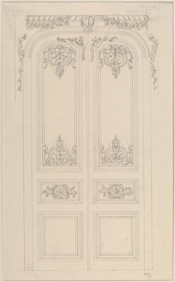Design for interior door | V&A Explore The Collections