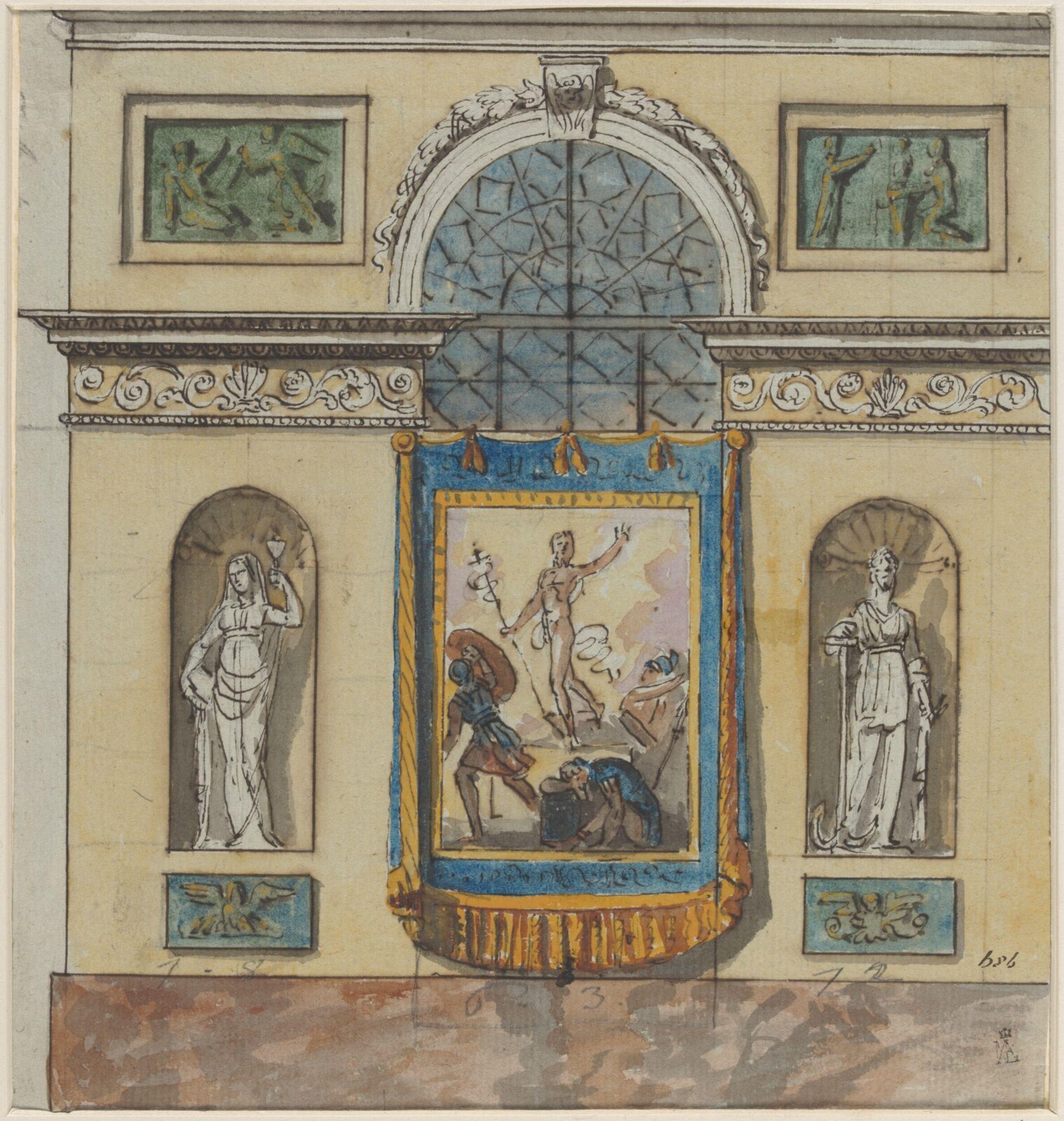 Watercolour, 18th century