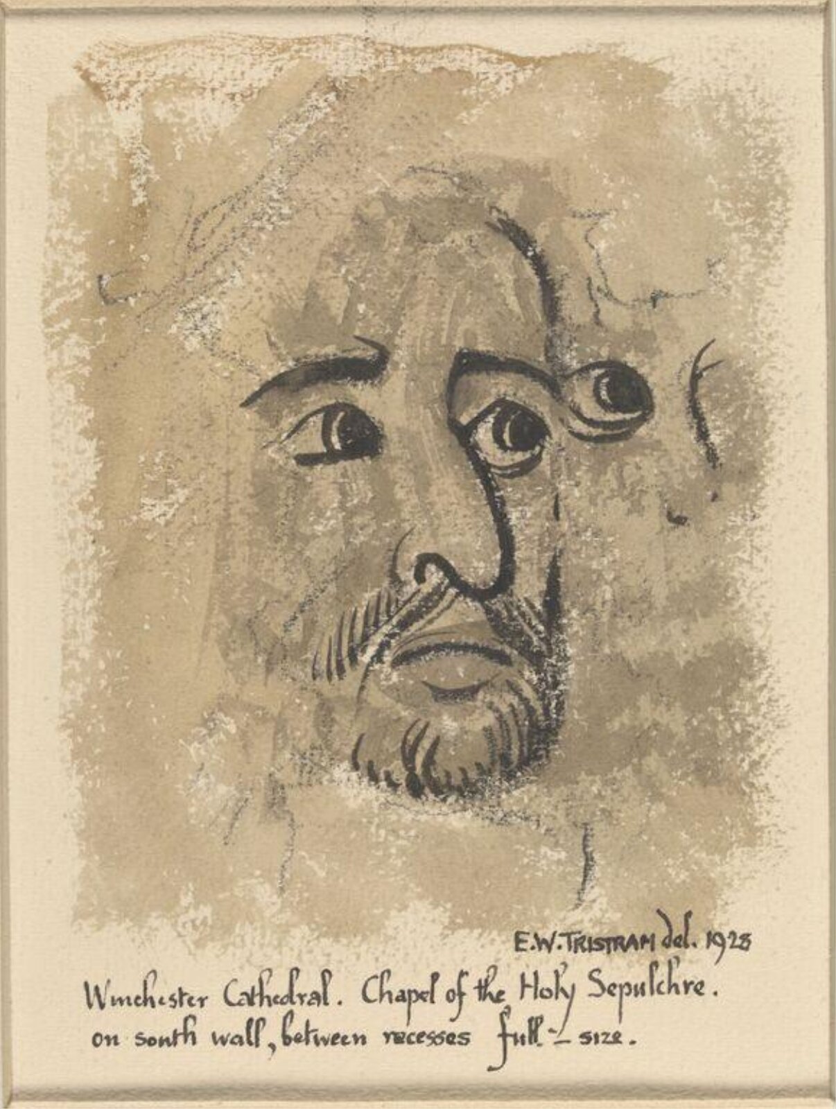 Drawing, Ernest William Tristram, 1928