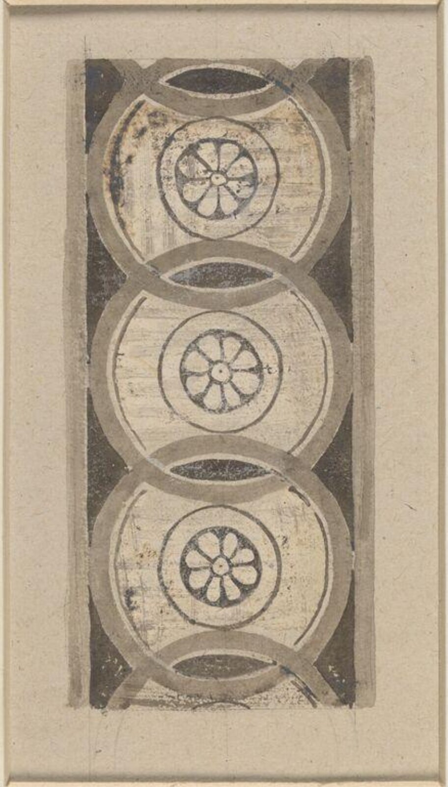 Drawing, Ernest William Tristram, early 20th century