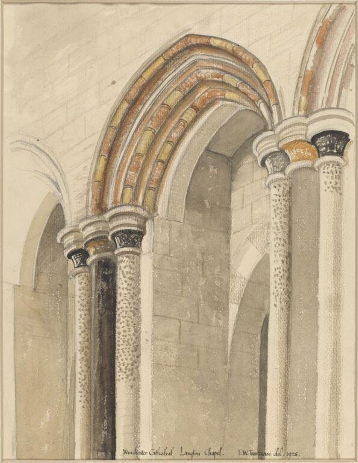 Drawing, Ernest William Tristram, 1928