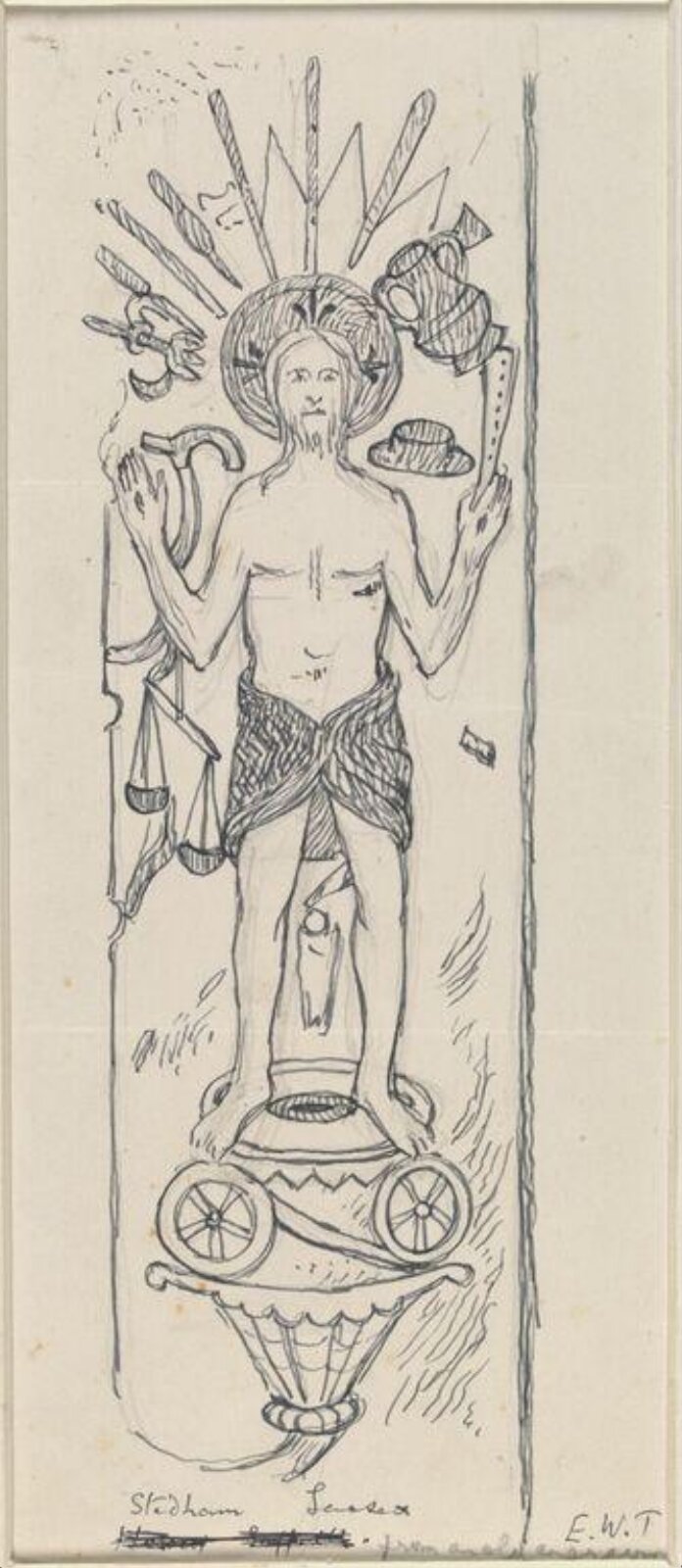 Drawing, Ernest William Tristram, XX век