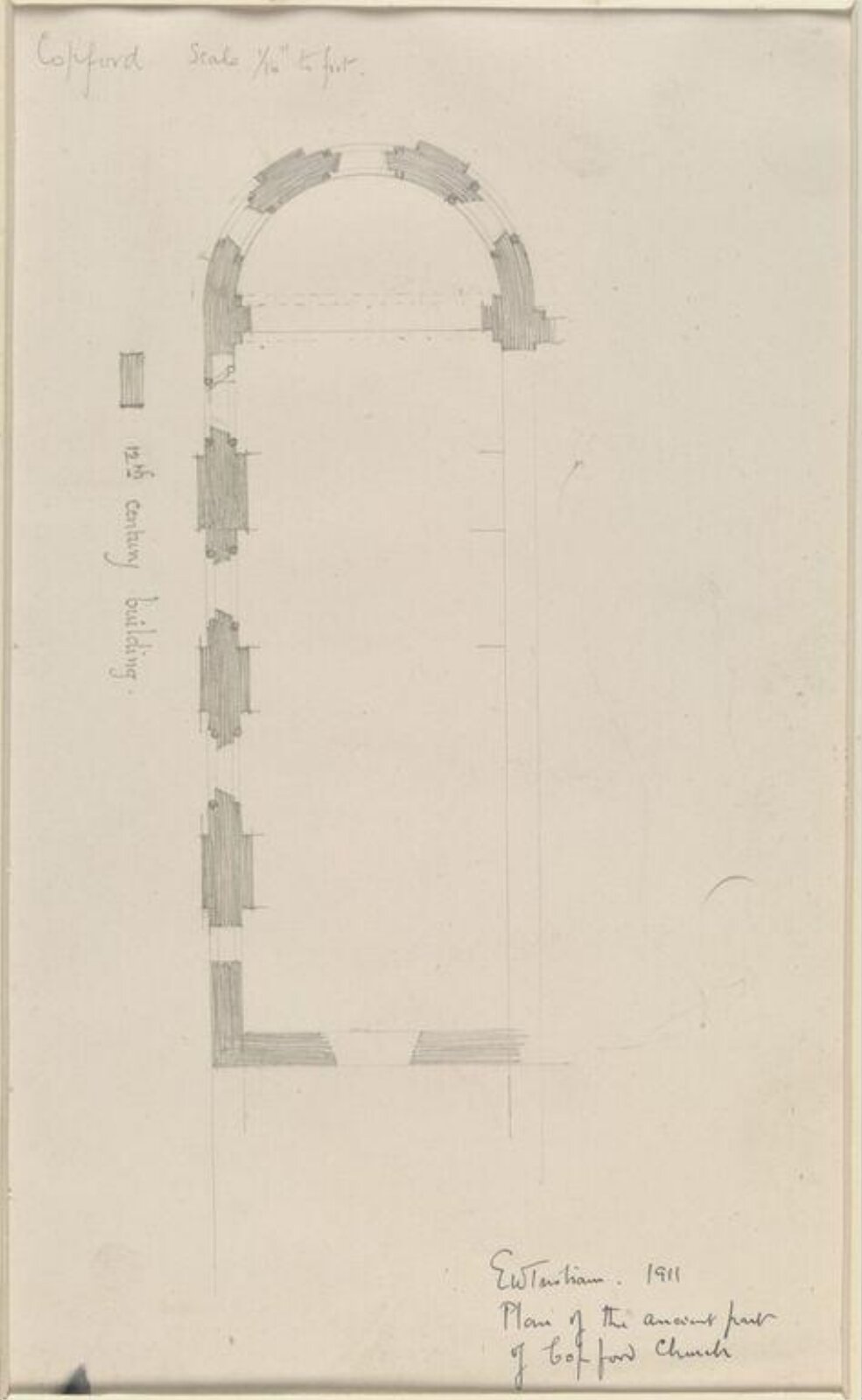 Drawing, Ernest William Tristram, 1911