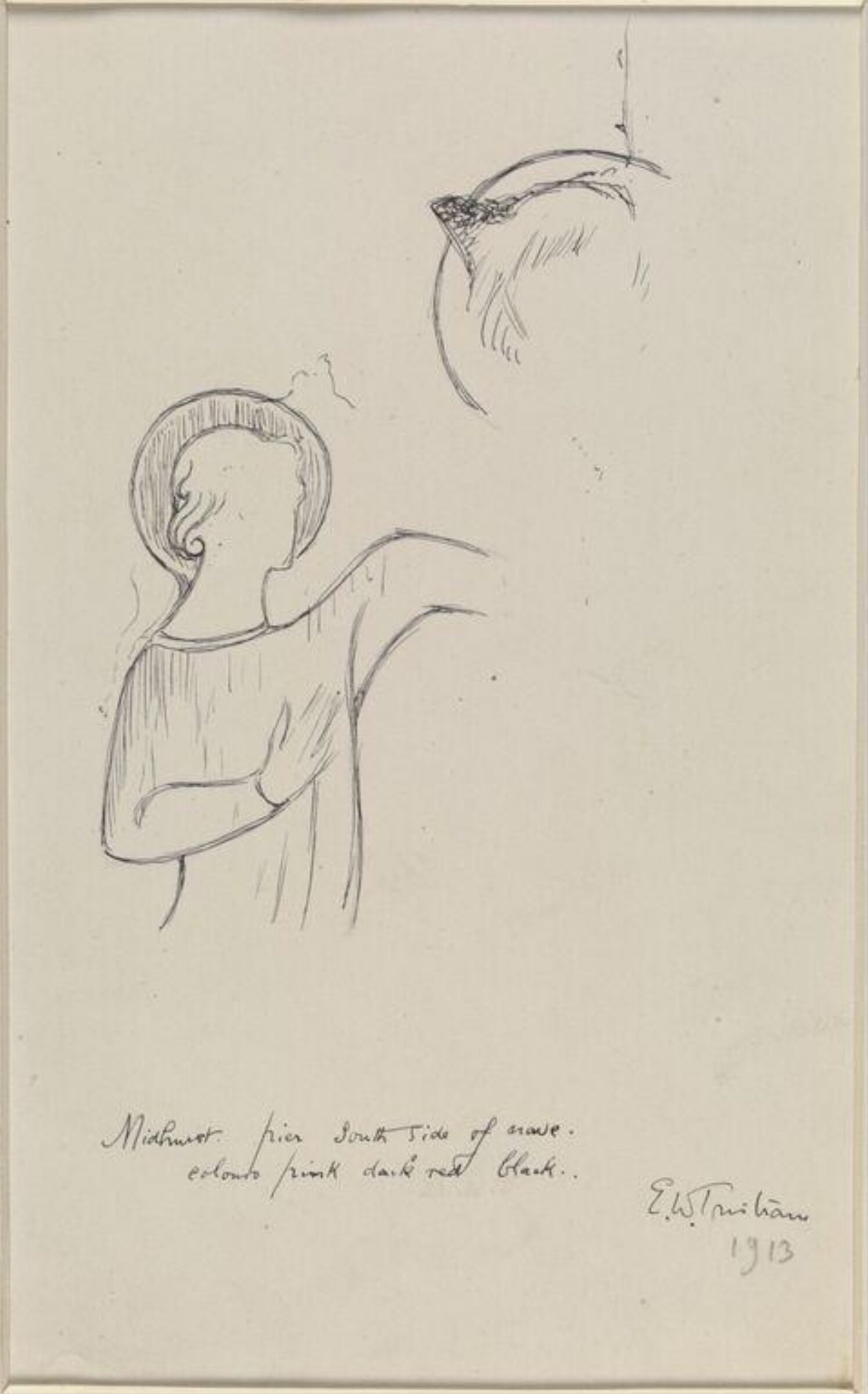 Drawing, Ernest William Tristram, XX век