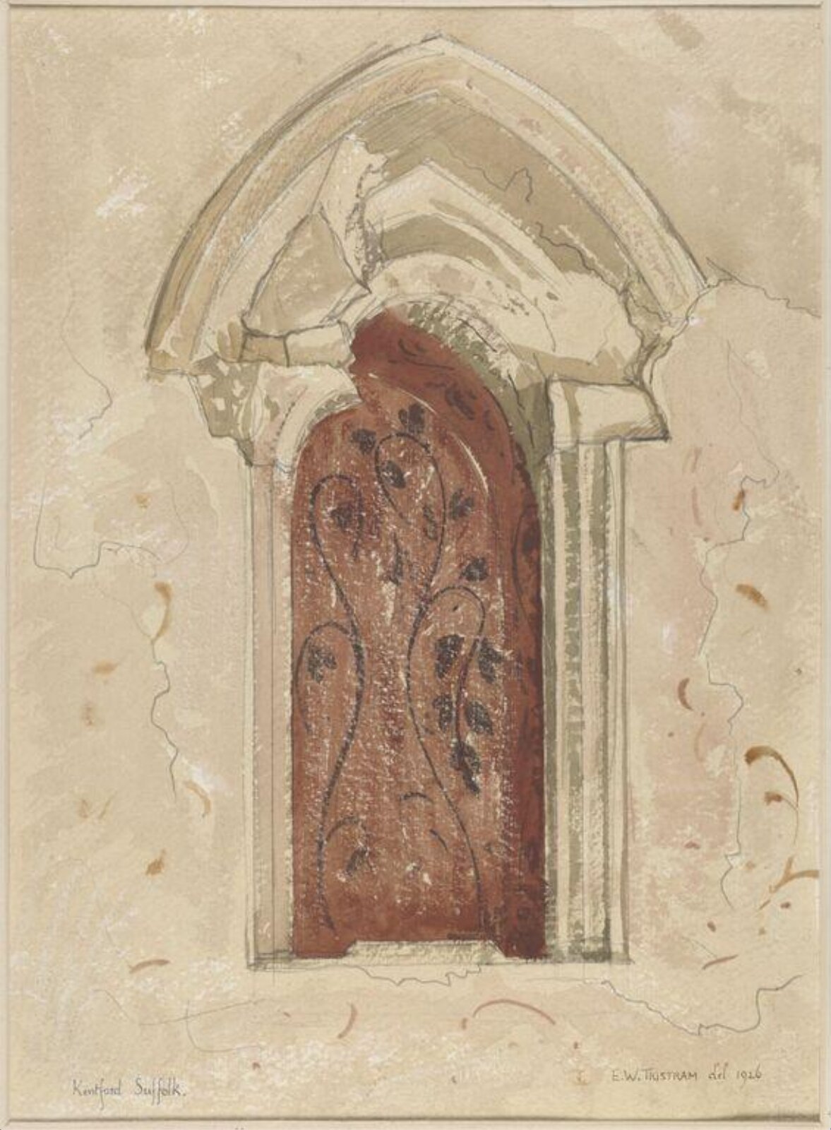 Drawing, Ernest William Tristram, 1926