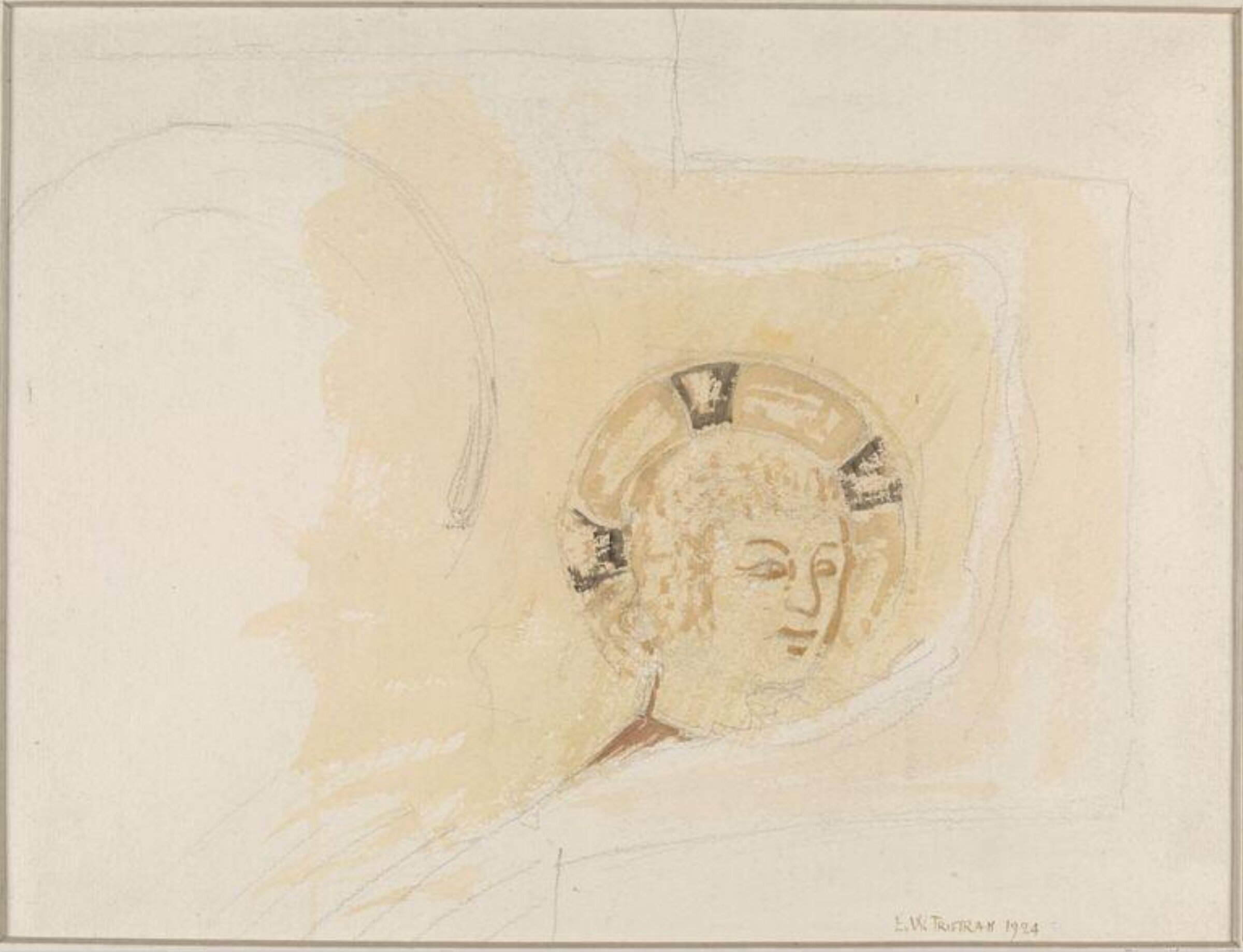 The Presentation of Christ in the Temple, Ernest Tristram, 1924