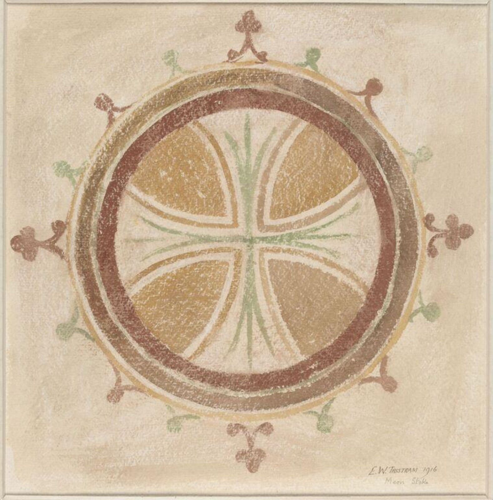 Drawing, Ernest William Tristram, 1916