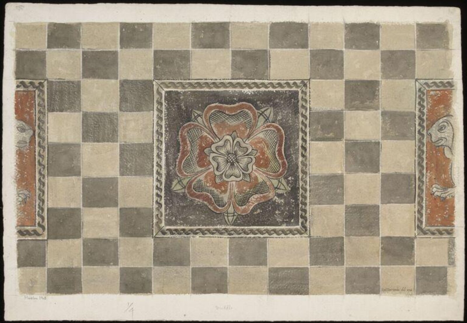 Drawing, Ernest William Tristram, 1926