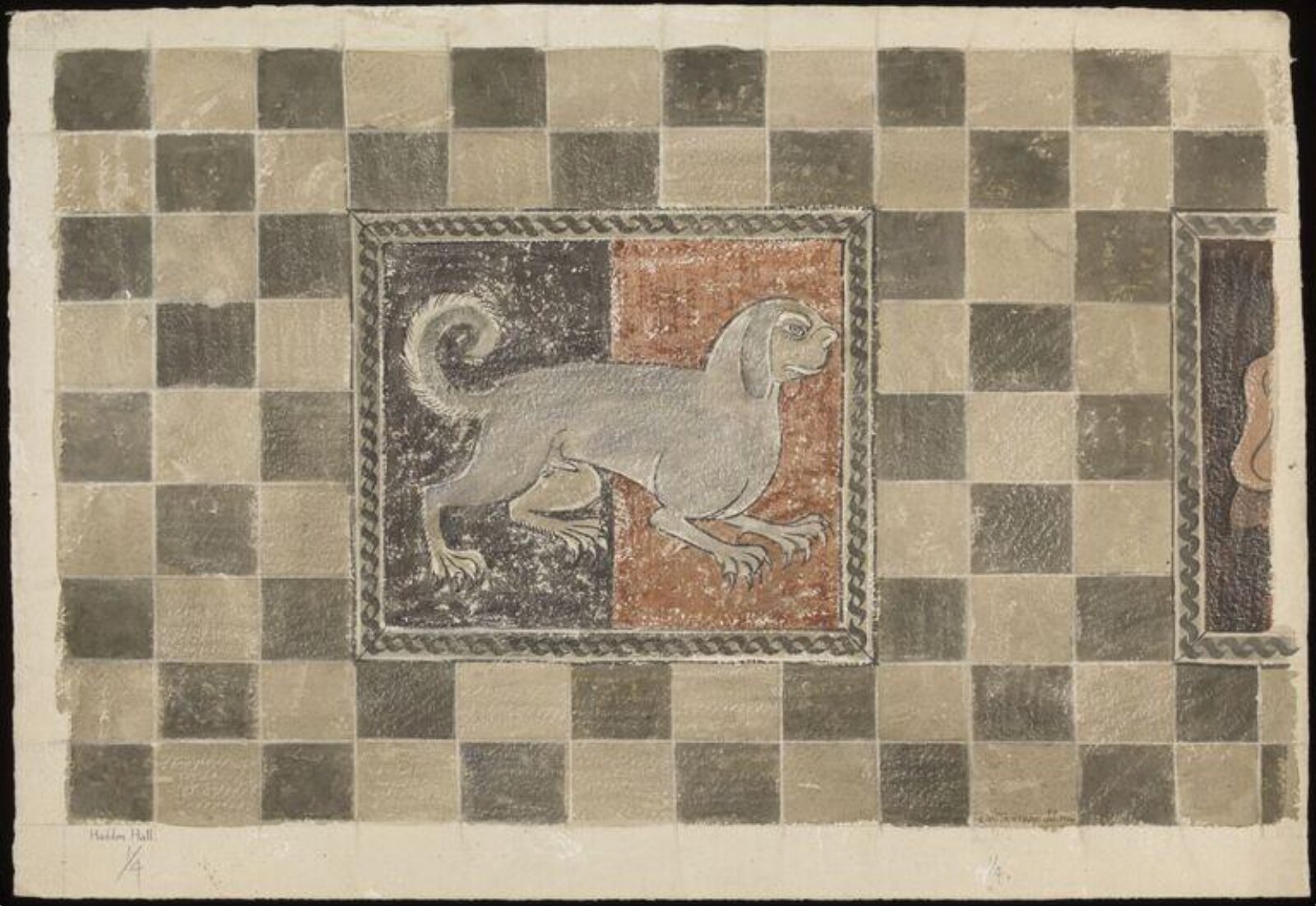 Drawing, Ernest William Tristram, 1926