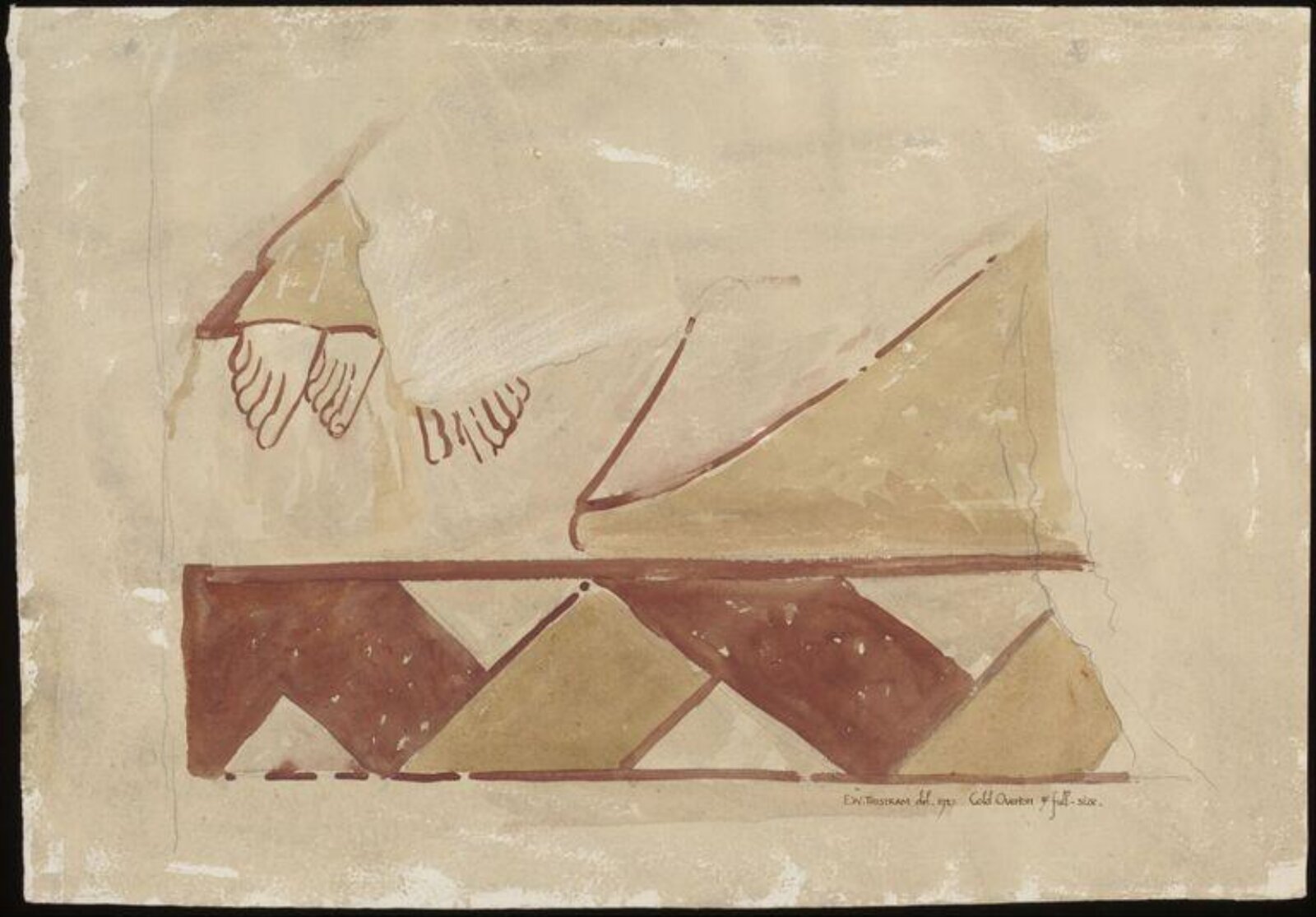 Drawing, Ernest William Tristram, 1927