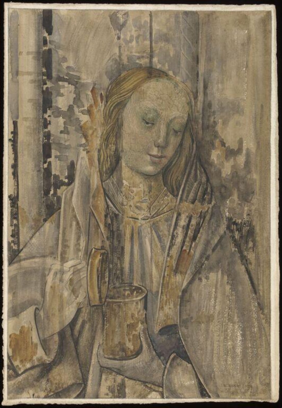 Drawing, Ernest William Tristram, 1926