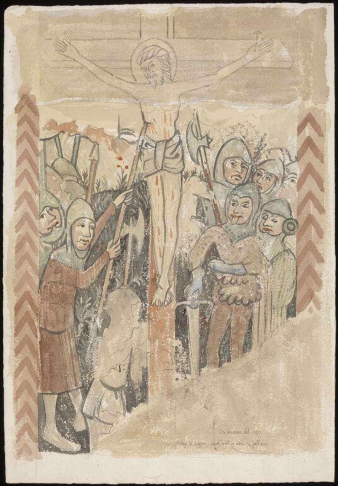 Drawing, Ernest William Tristram, 1927
