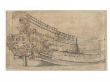 The English Ship Garland; from the Starboard Quarter thumbnail 1