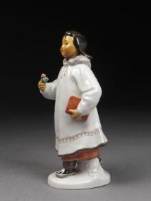 Yakut girl with a flower thumbnail 1