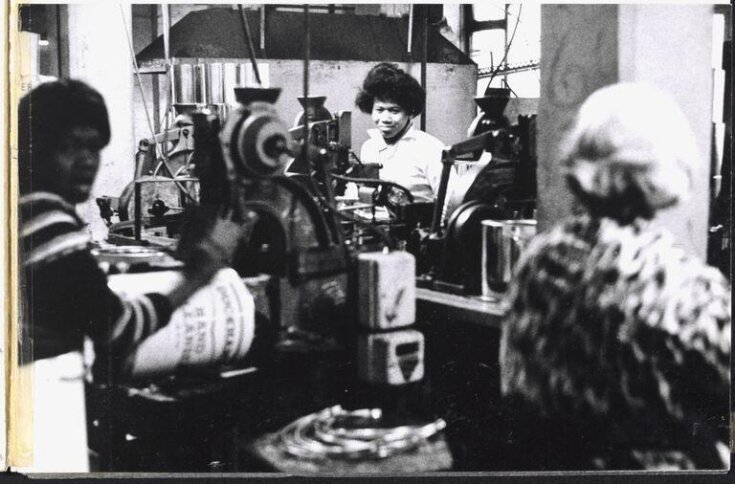 John Feaver Ltd., South London, January 1966 [3 women workers] top image