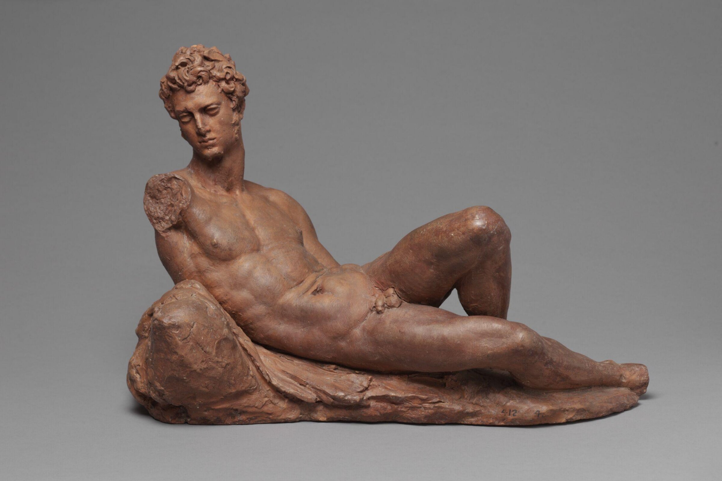 Recumbant Youth, Pietro Francavilla, ca. 1590 - ca. 1615