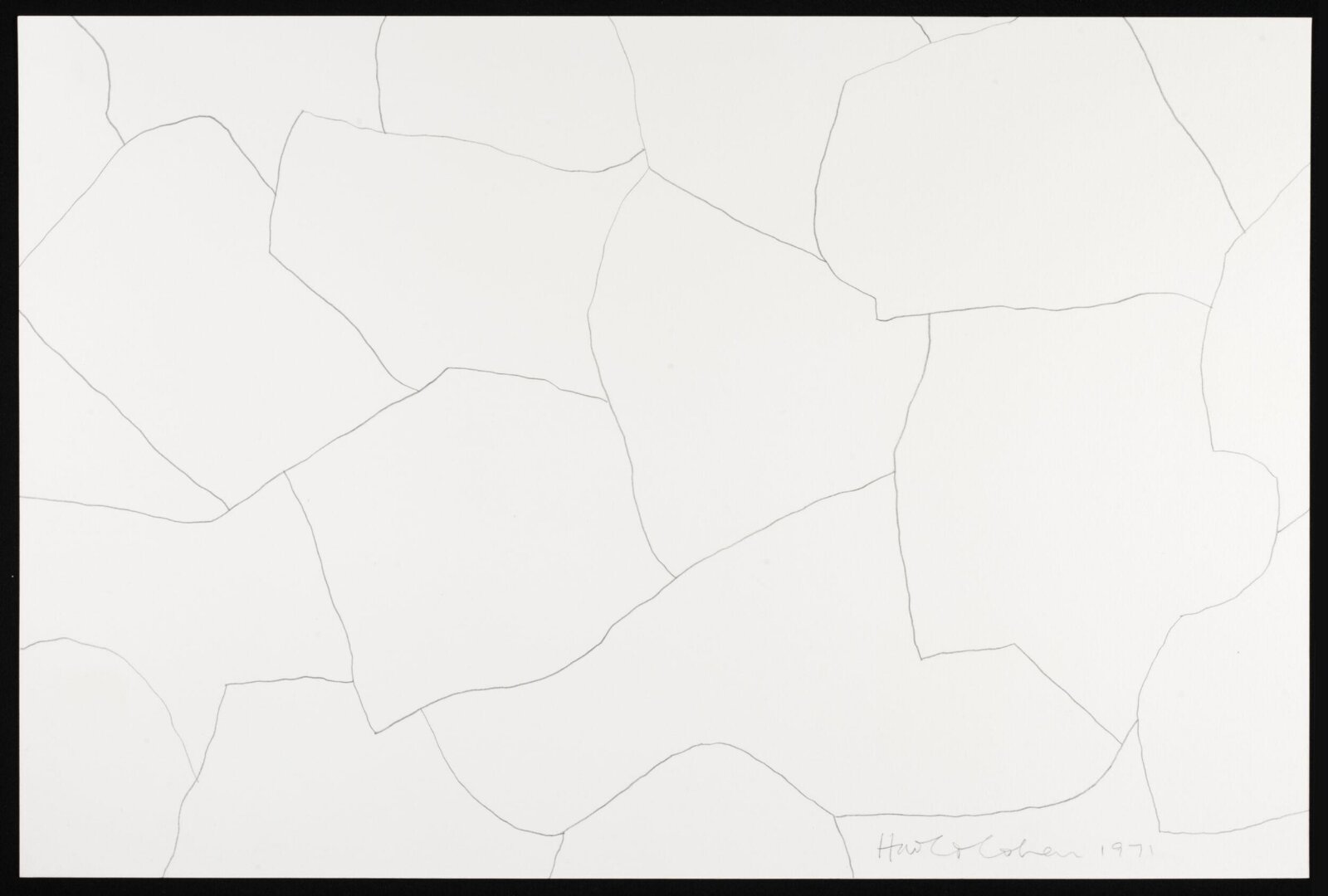 Drawing, Harold Cohen, 1971