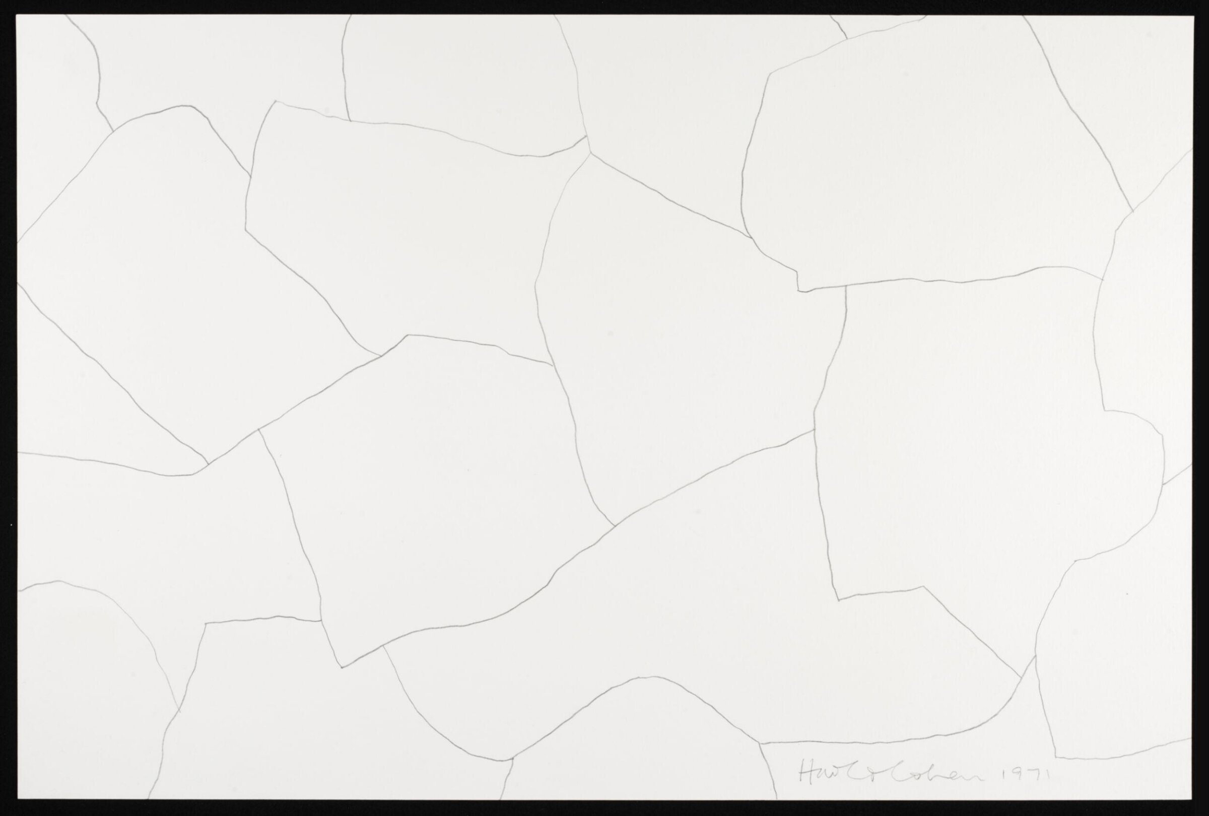 Drawing, Harold Cohen, 1971