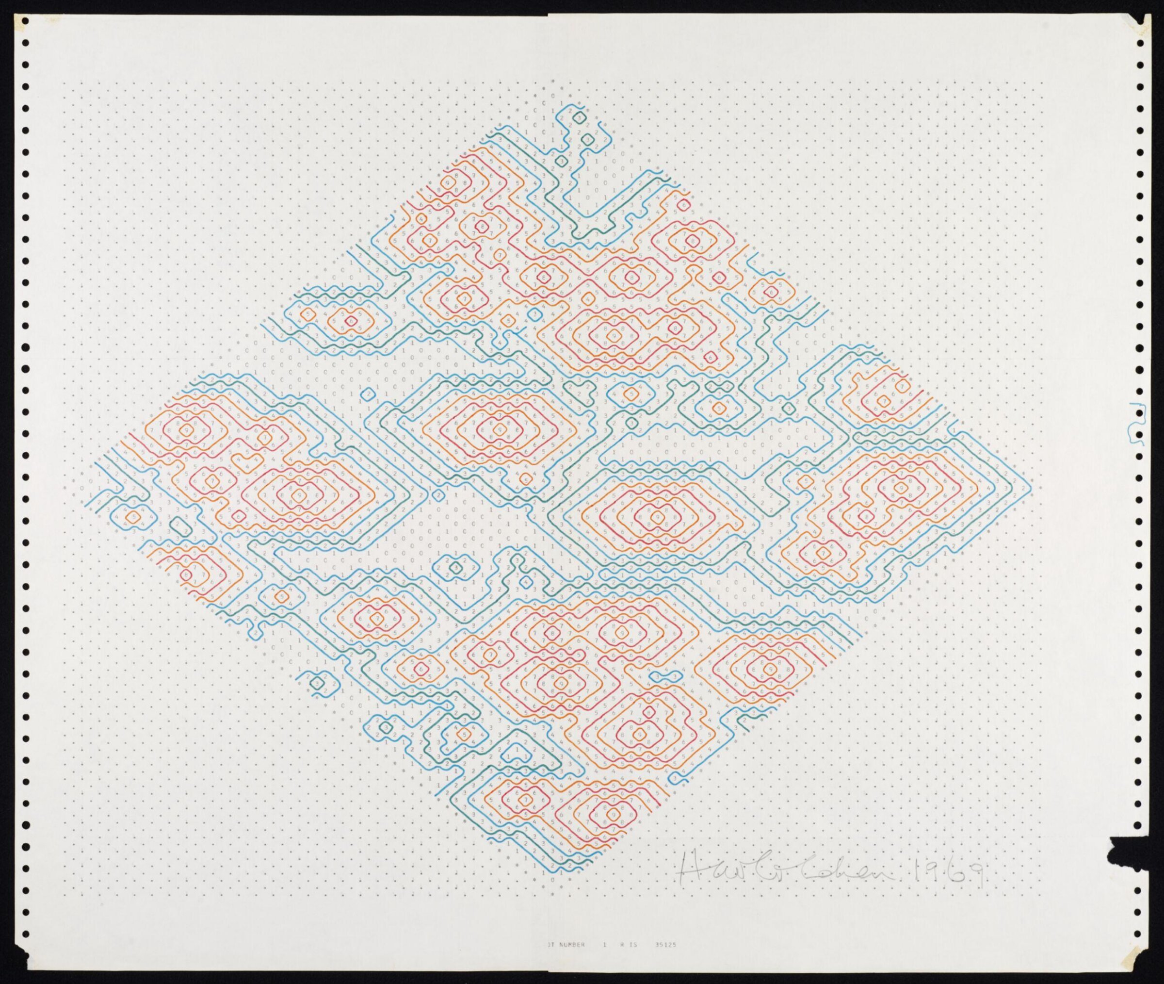 Untitled, Harold Cohen, 1969