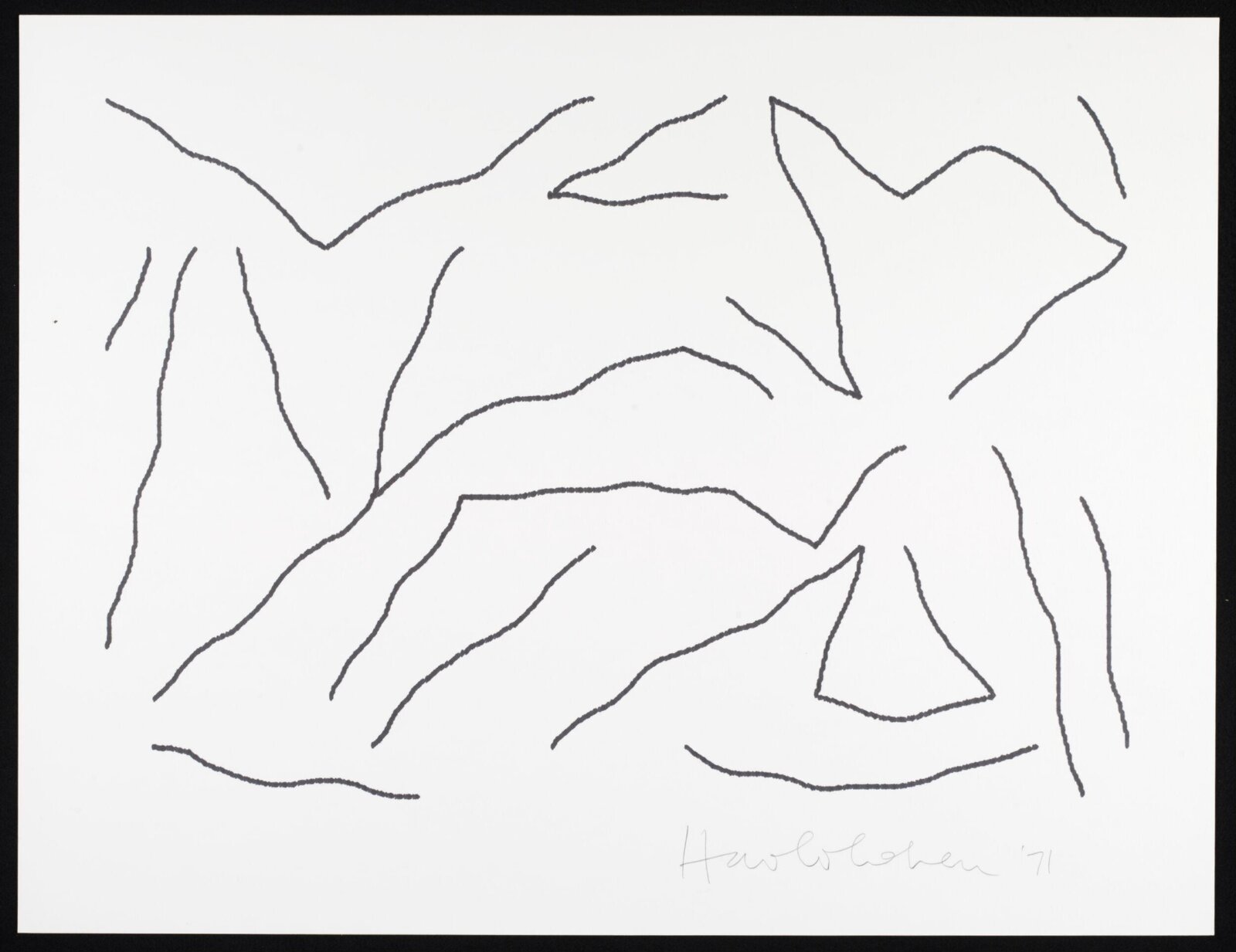 Drawing, Harold Cohen, 1971