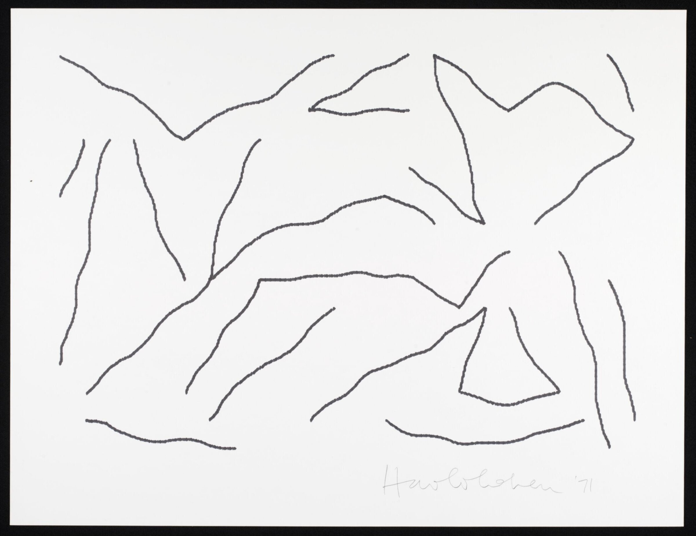 Drawing, Harold Cohen, 1971