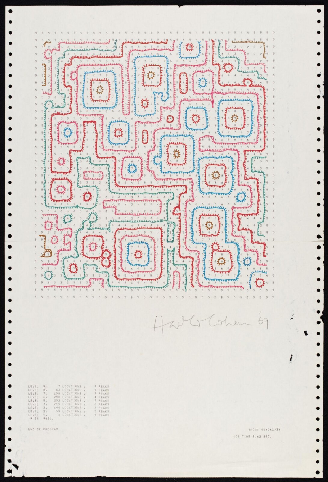 Untitled, Harold Cohen, 1969