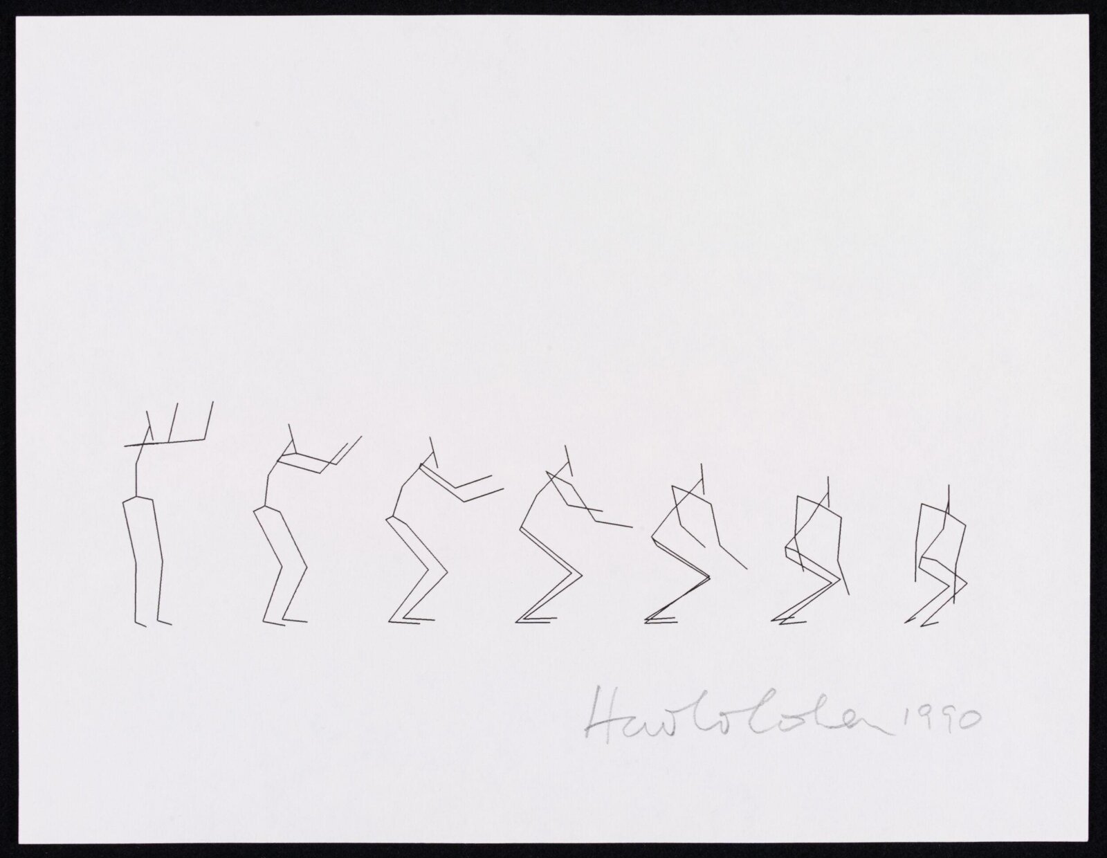 Drawing, Harold Cohen, 1990