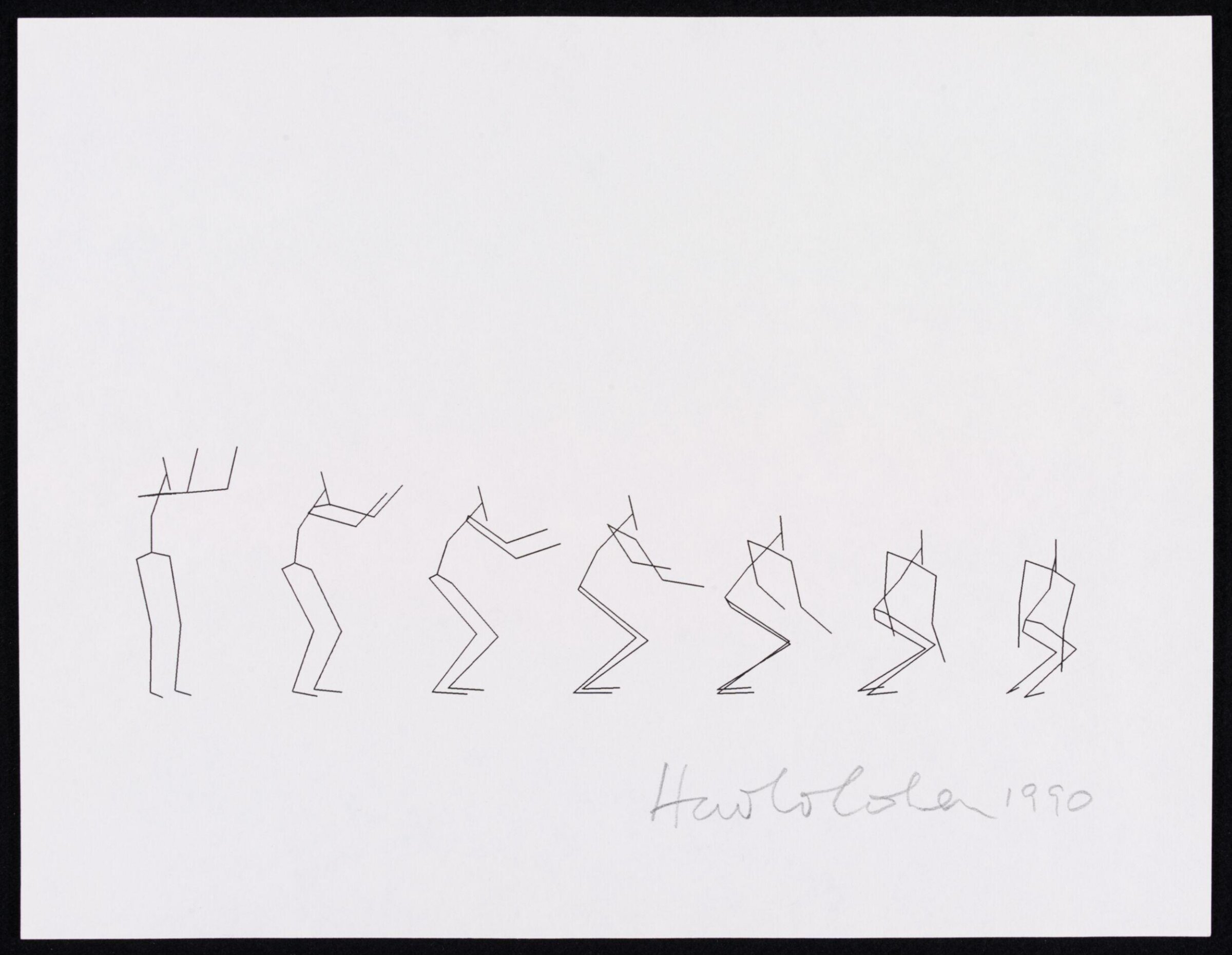 Drawing, Harold Cohen, 1990