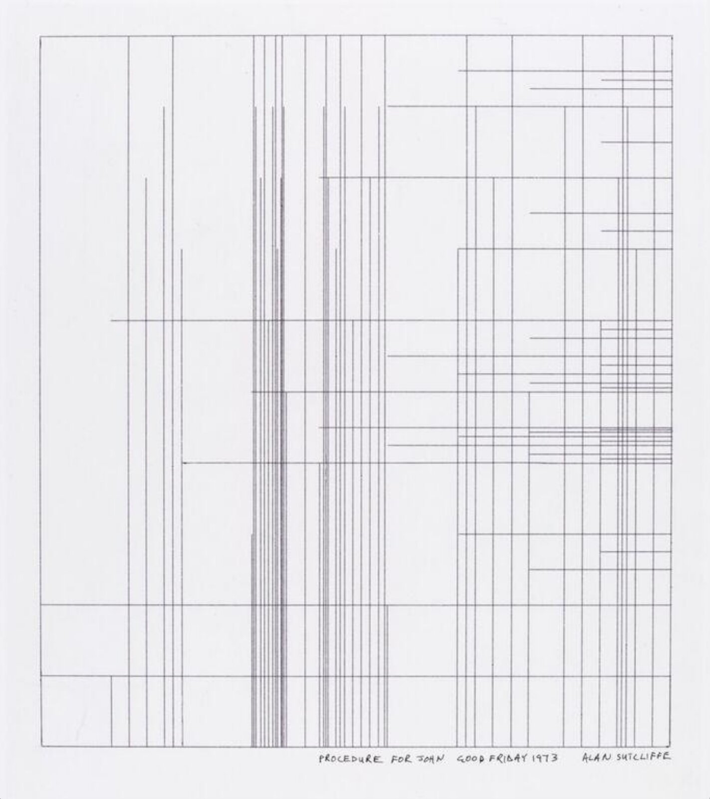 'Procedure for John', Alan Sutcliffe, 1973