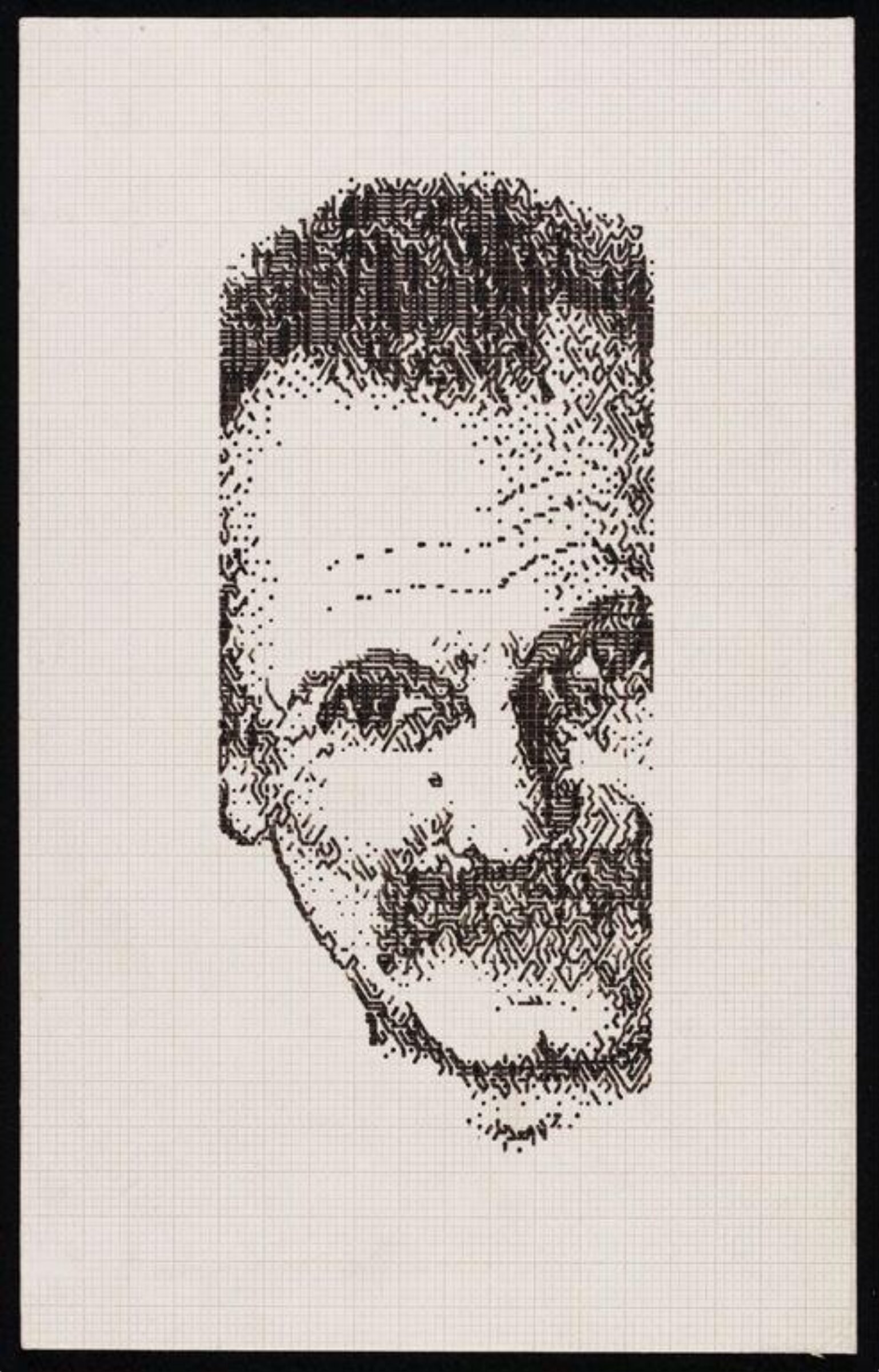 Portrait of George Brassens, Jaume Estapà, 1970