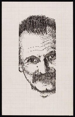 Portrait of George Brassens, Jaume Estapà, 1970