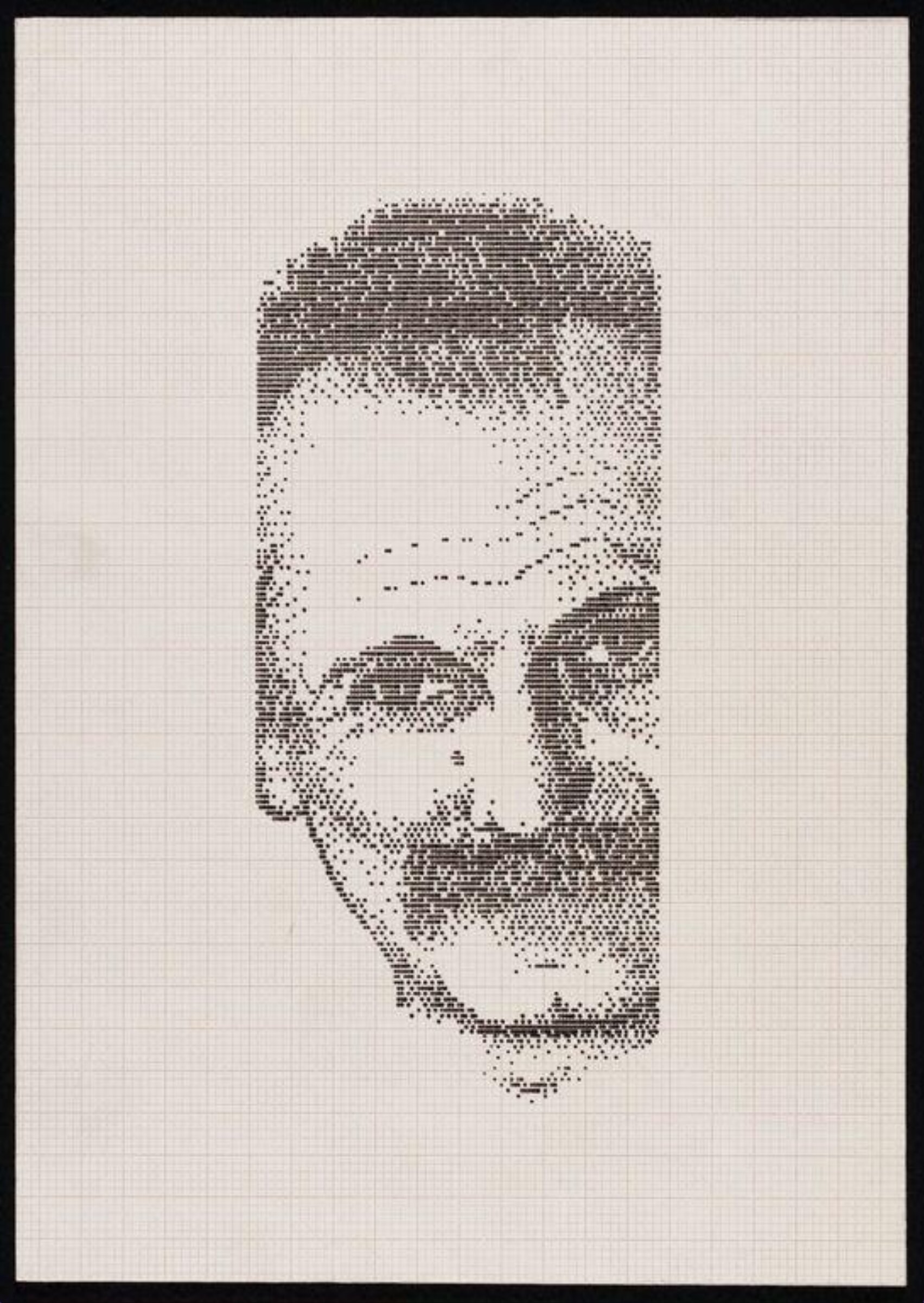 Portrait of Georges Brassens, Jaume Estapà, 1970
