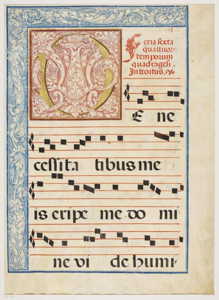 Leaf from a Choirbook top image