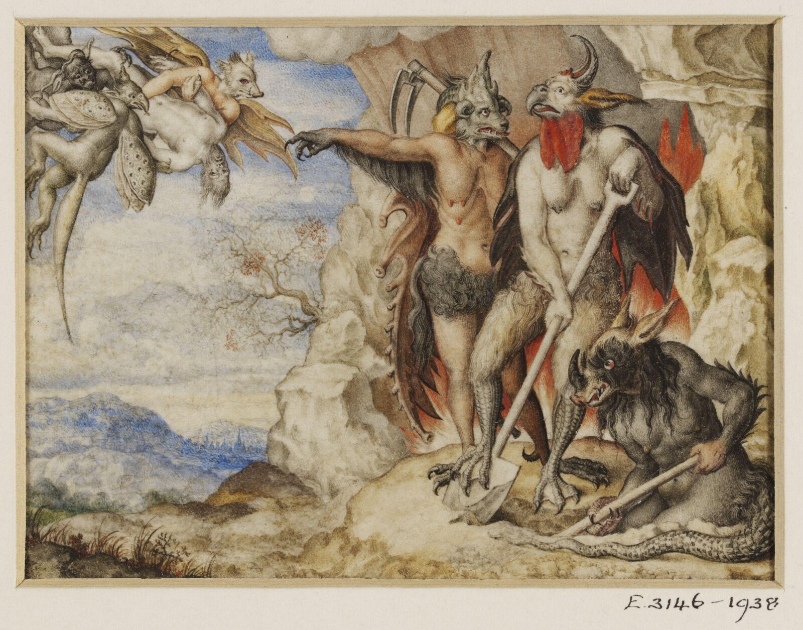 Dives Carried Away by Devils, c.1590