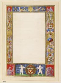 Border ornament from a missal made for Cardinal Giulio de' Medici