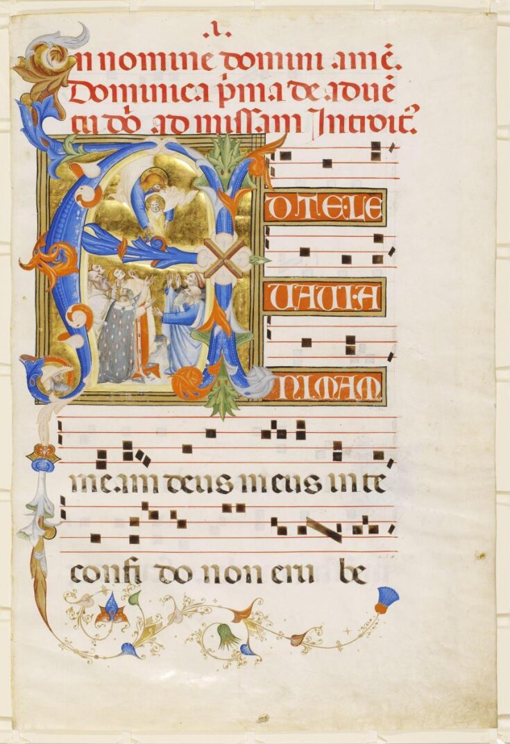Leaf from a Gradual for the Camaldolese monastery of San Michele a Murano top image