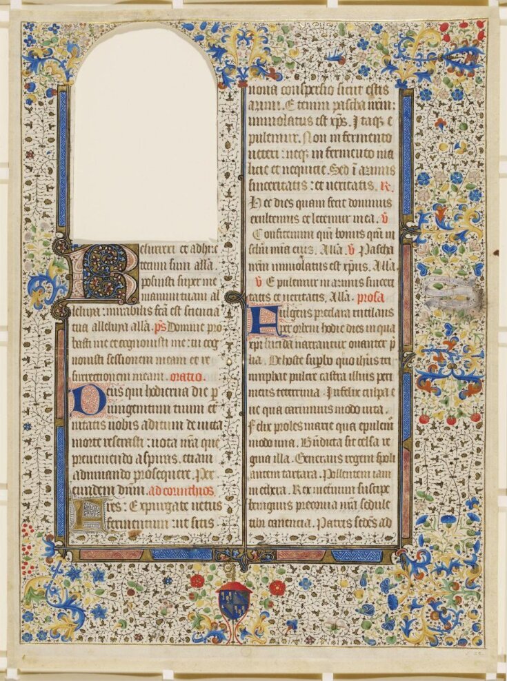 Leaf from a Missal made for Cardinal Jean Rolin top image