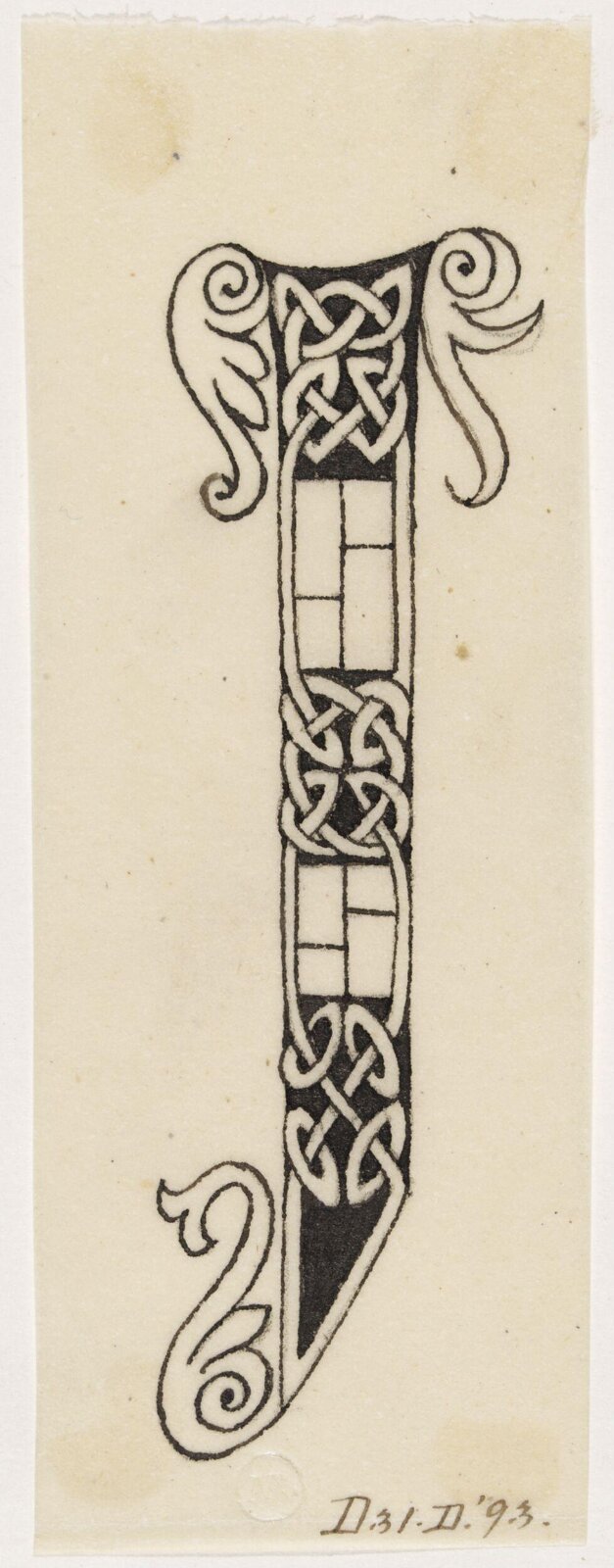 Illumination copied after medieval models, C. Barison, before 1893