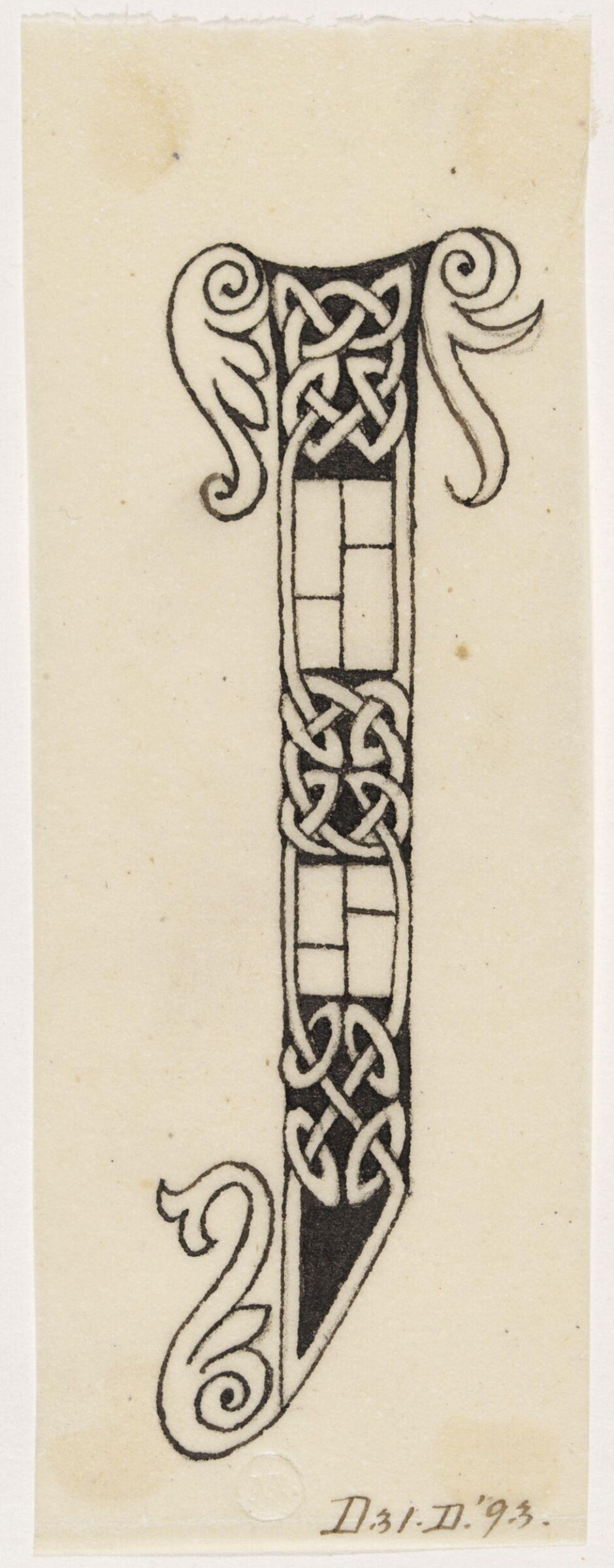 Illumination copied after medieval models, C. Barison, before 1893