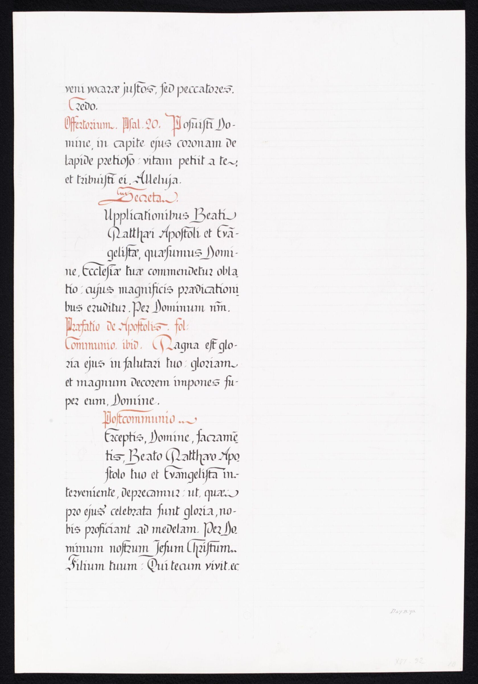 Illumination copied after medieval models, C. Barison, before 1893