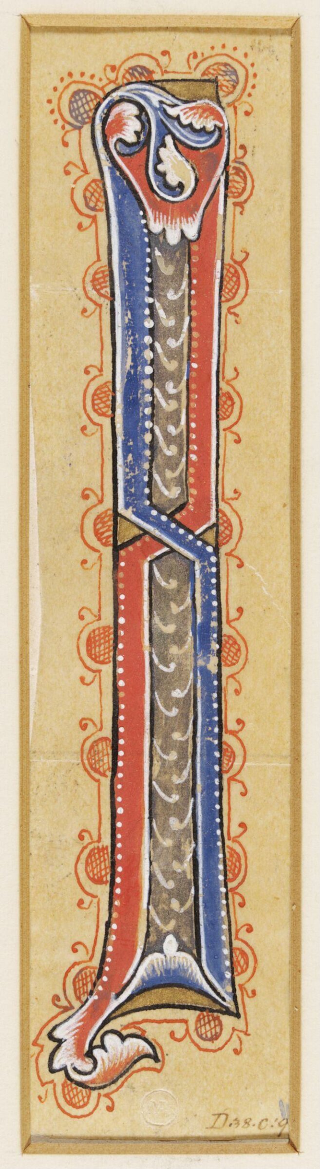 Illumination copied after medieval models, C. Barison, before 1893